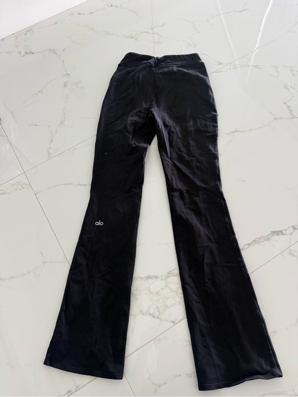 ALO Yoga Kids Black Flared Leggings